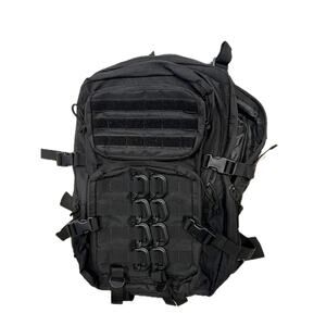 Generic Black Canvas Tactical Backpack